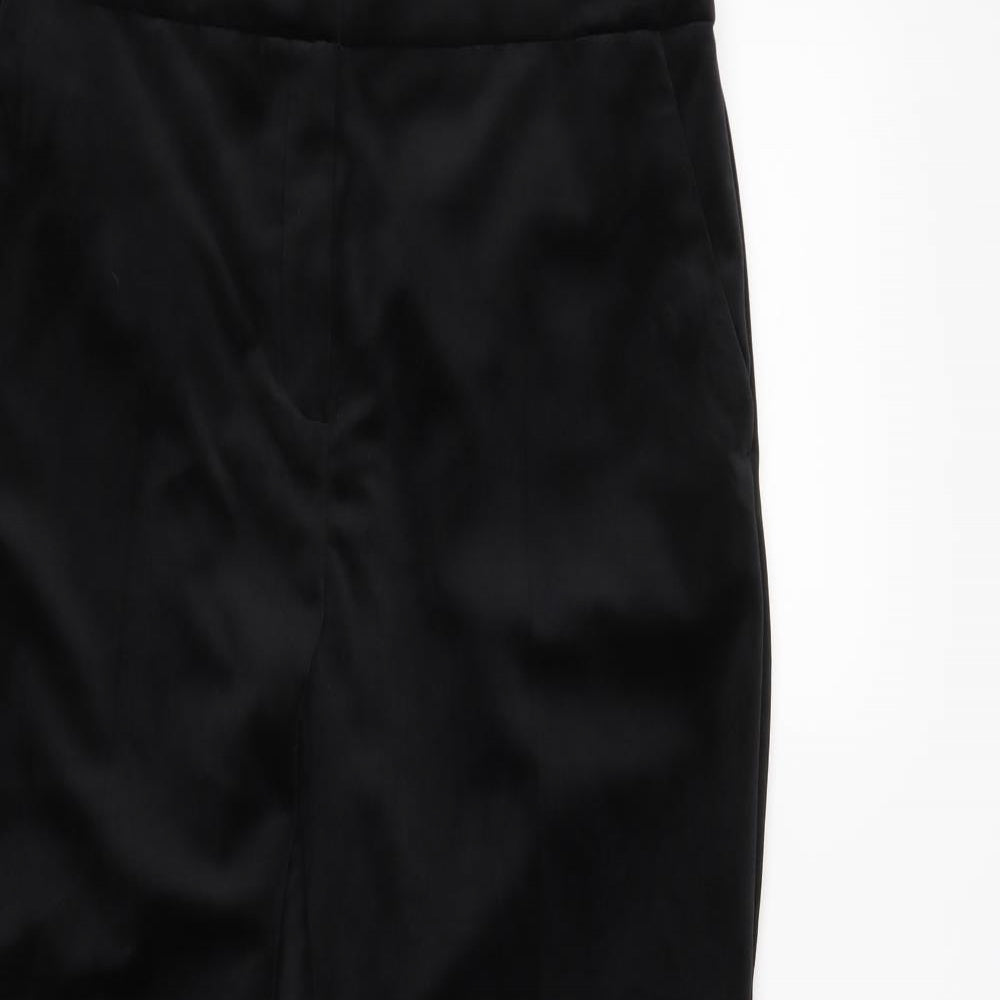 F&F Womens Black   Cropped Trousers Size 12 L26 in