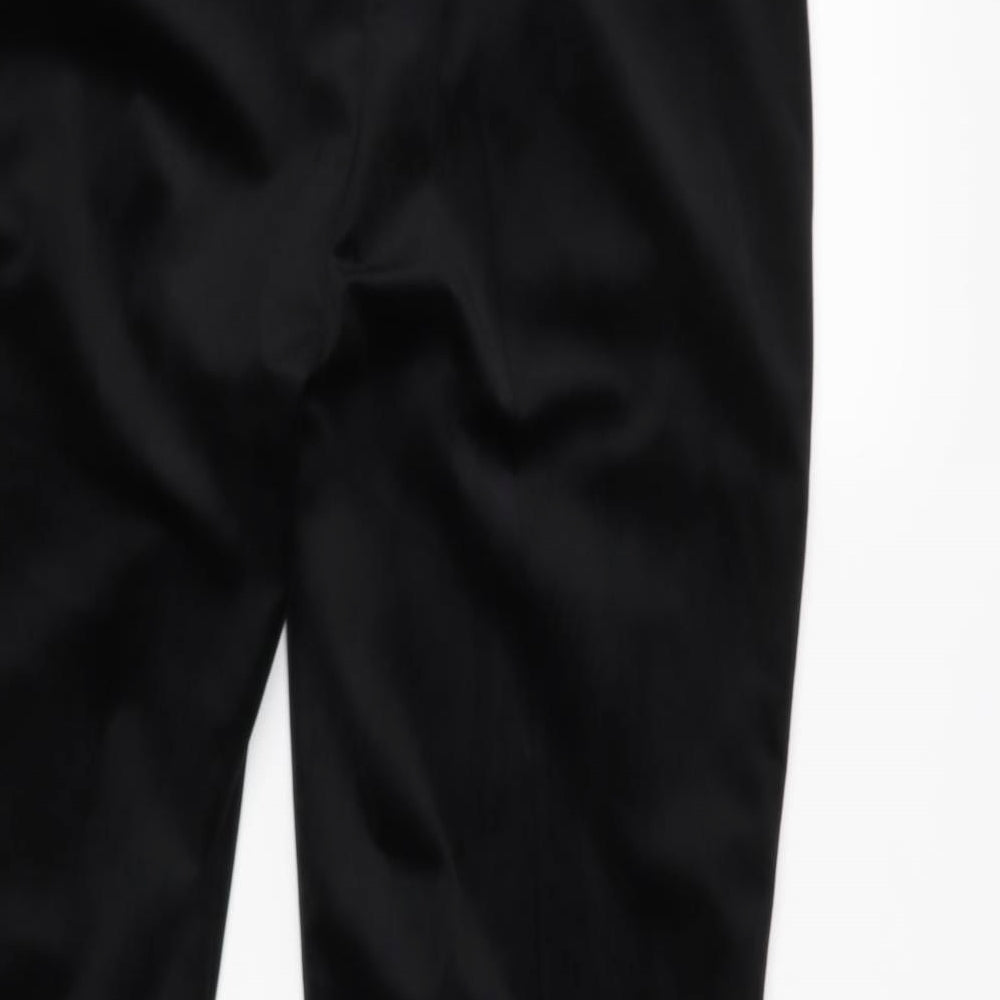 F&F Womens Black   Cropped Trousers Size 12 L26 in