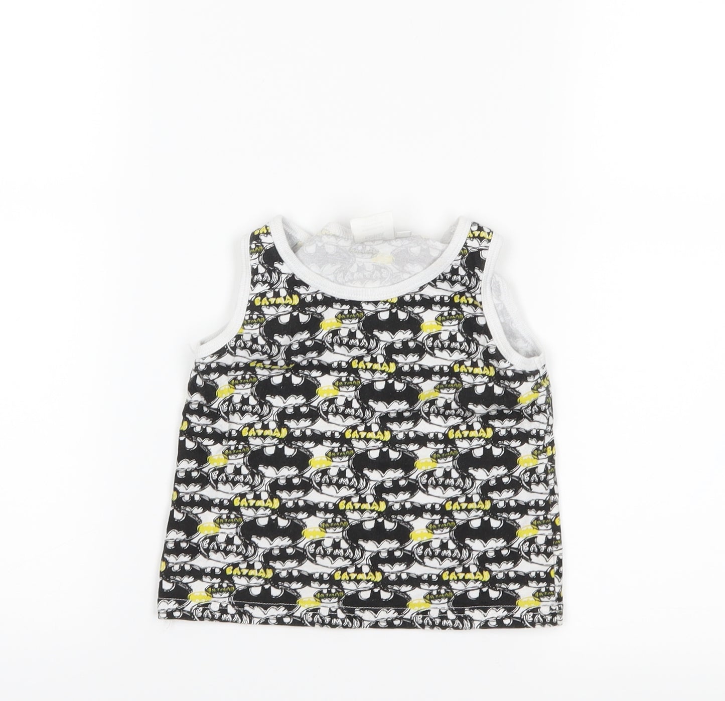 Batman Boys White   Basic Tank Size 3-4 Years