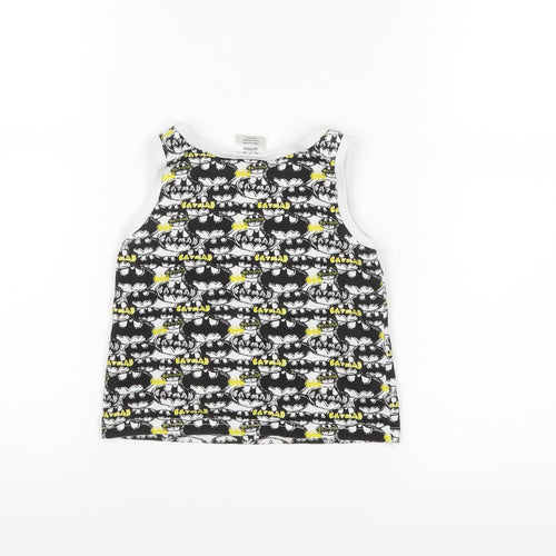 Batman Boys White   Basic Tank Size 3-4 Years