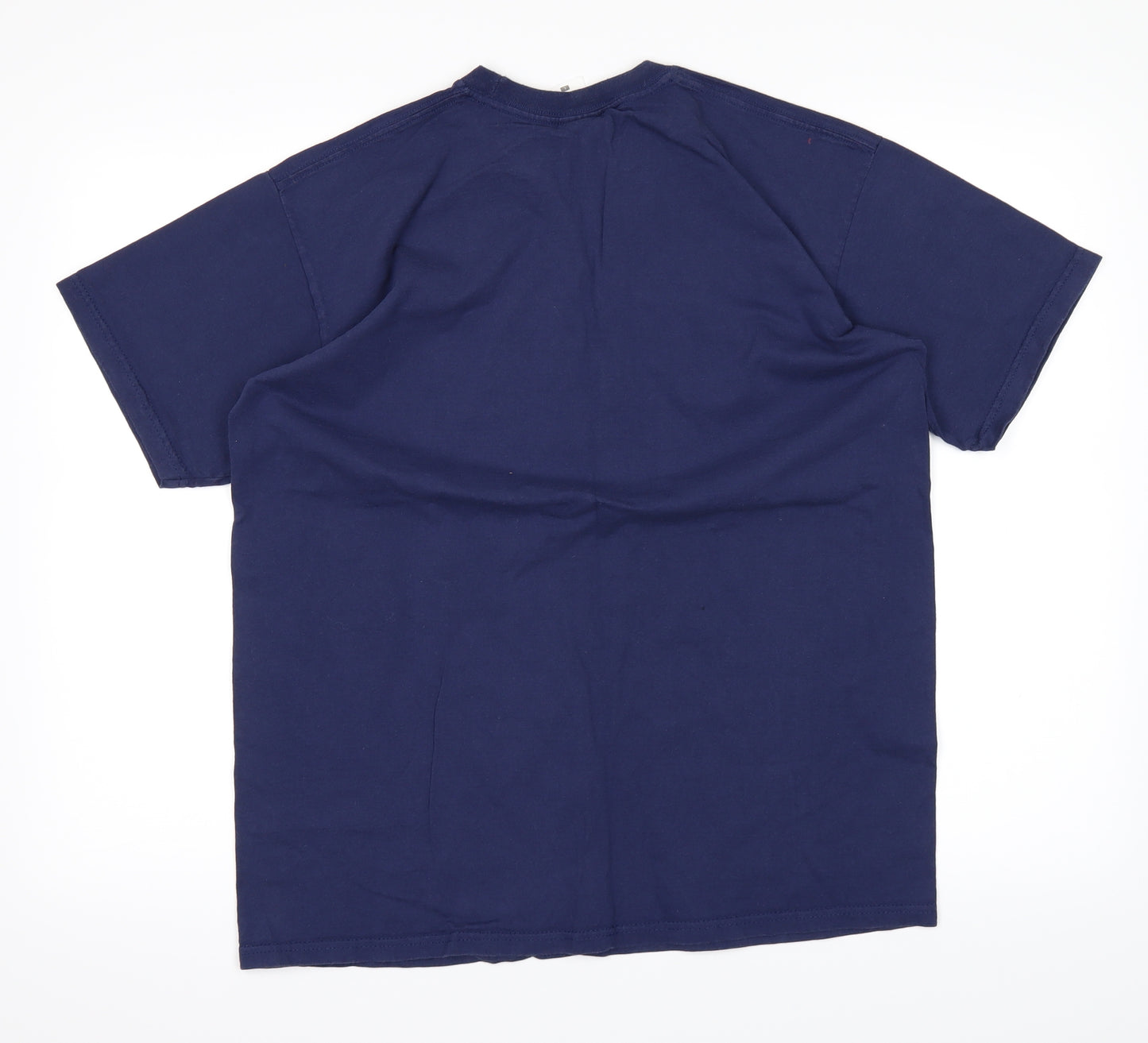 Fruit of the Loom Mens Blue    T-Shirt Size L