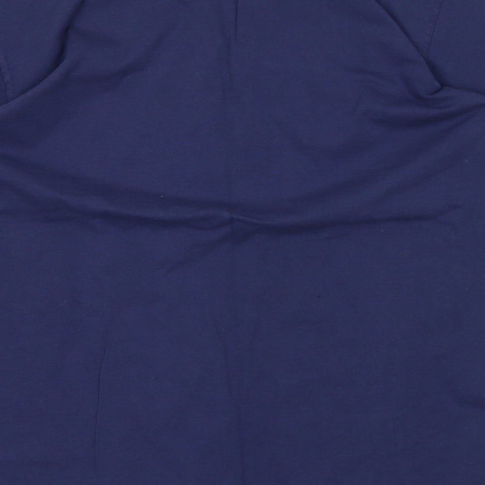 Fruit of the Loom Mens Blue    T-Shirt Size L