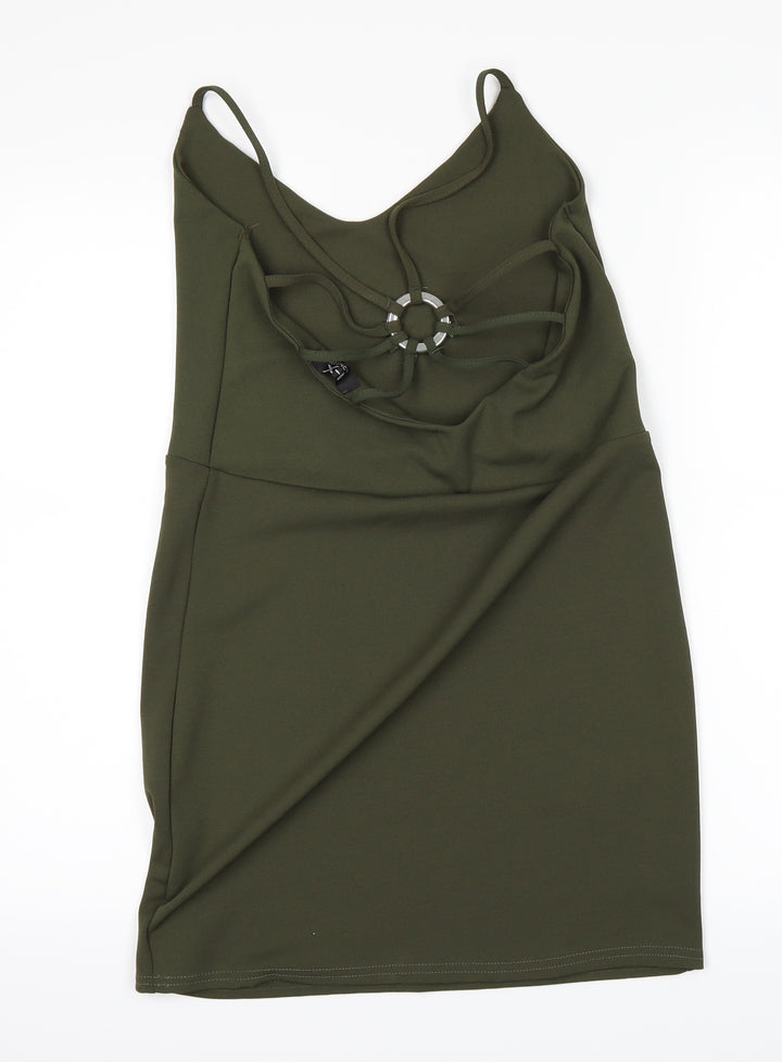 IX London Womens Green   Pencil Dress  Size 14