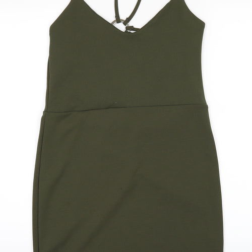 IX London Womens Green   Pencil Dress  Size 14