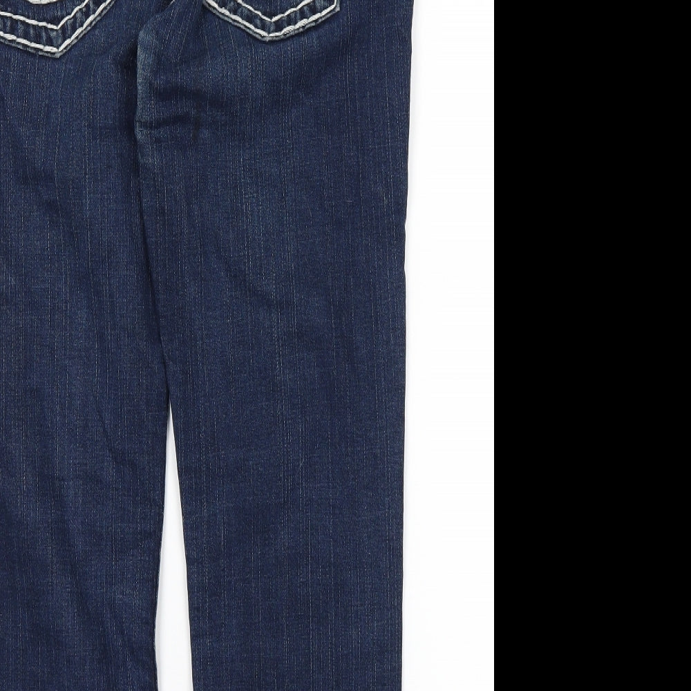 True Religion Mens Blue  Denim Straight Jeans Size 31 L25 in