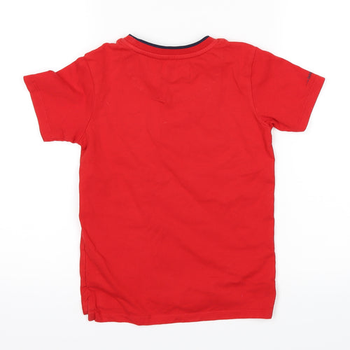 Baker Boys Red   Basic T-Shirt Size 4-5 Years