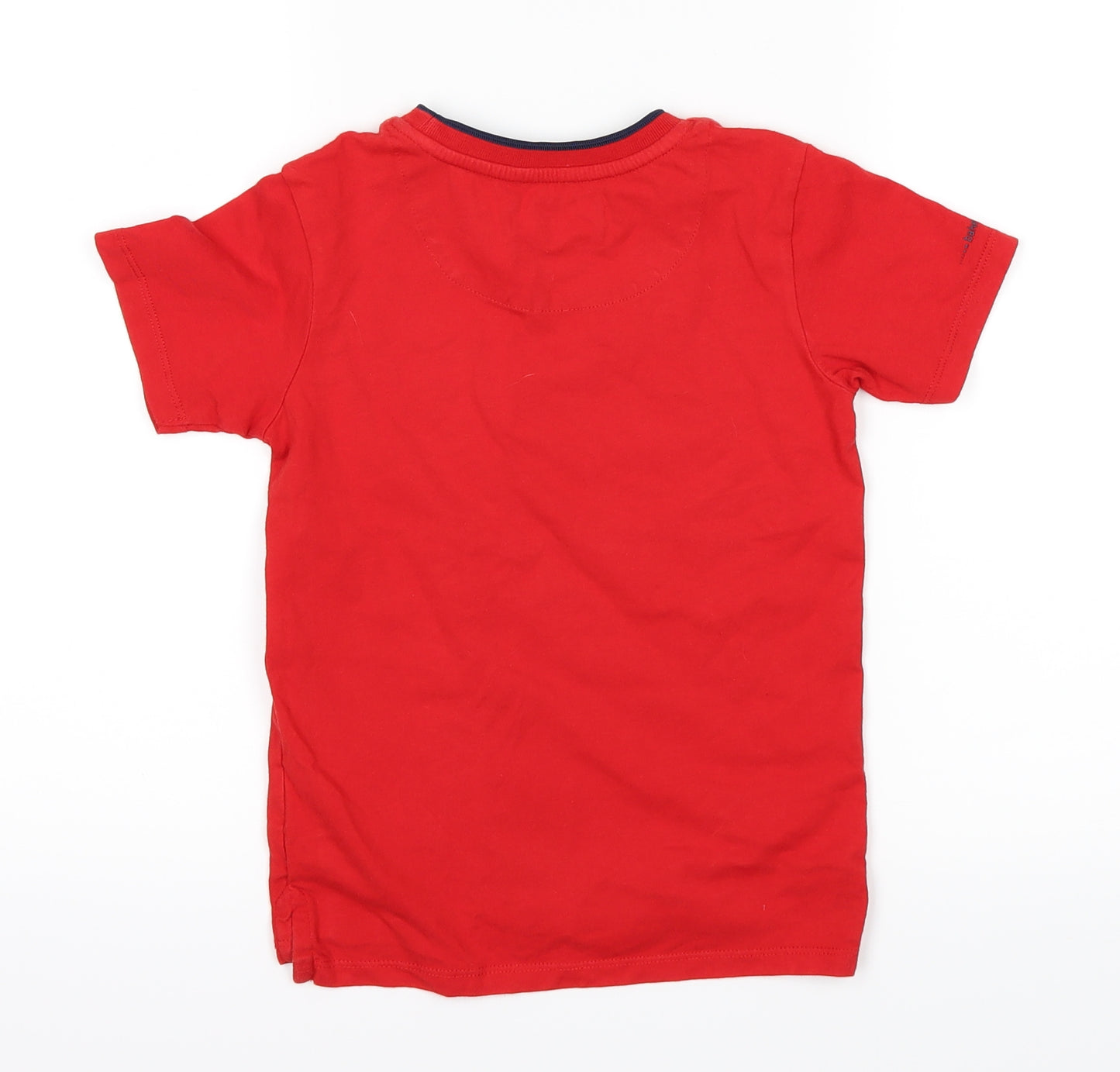 Baker Boys Red   Basic T-Shirt Size 4-5 Years
