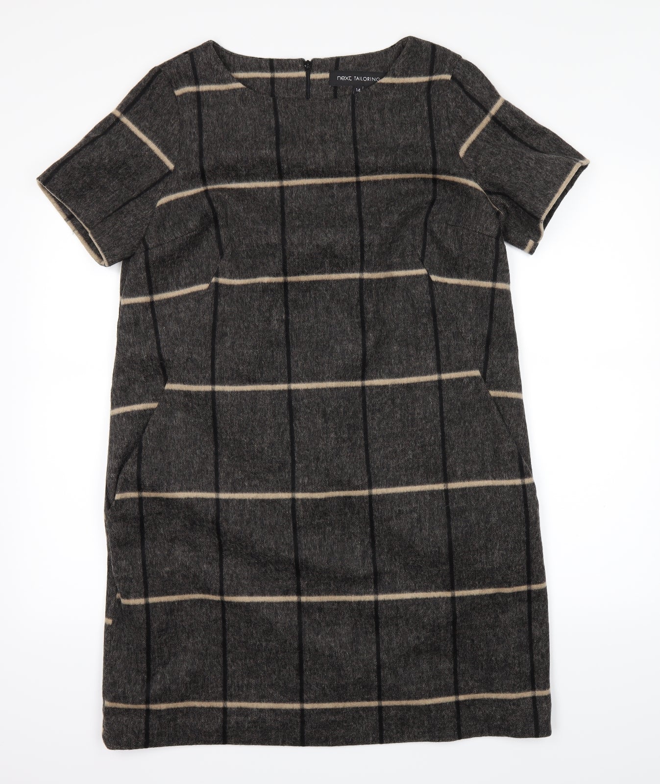 NEXT Womens Brown   T-Shirt Dress  Size 14