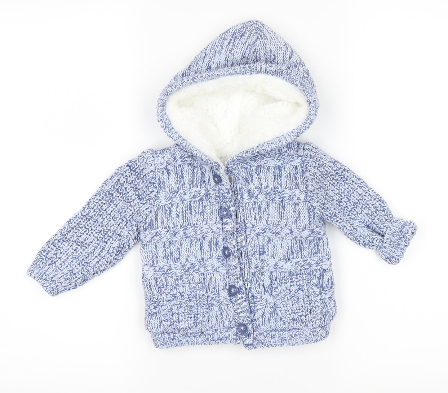 Preworn Baby Blue   Rain Coat Coat Size 3-6 Months