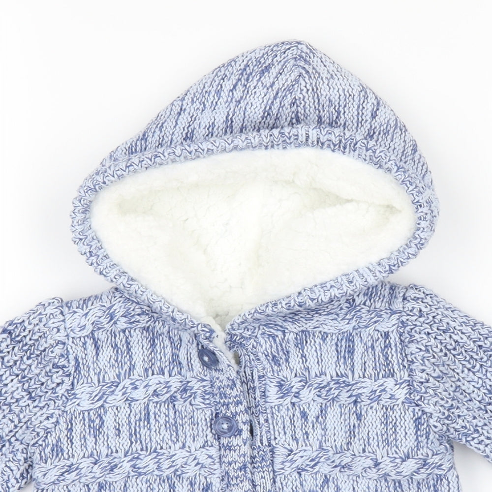 Preworn Baby Blue   Rain Coat Coat Size 3-6 Months