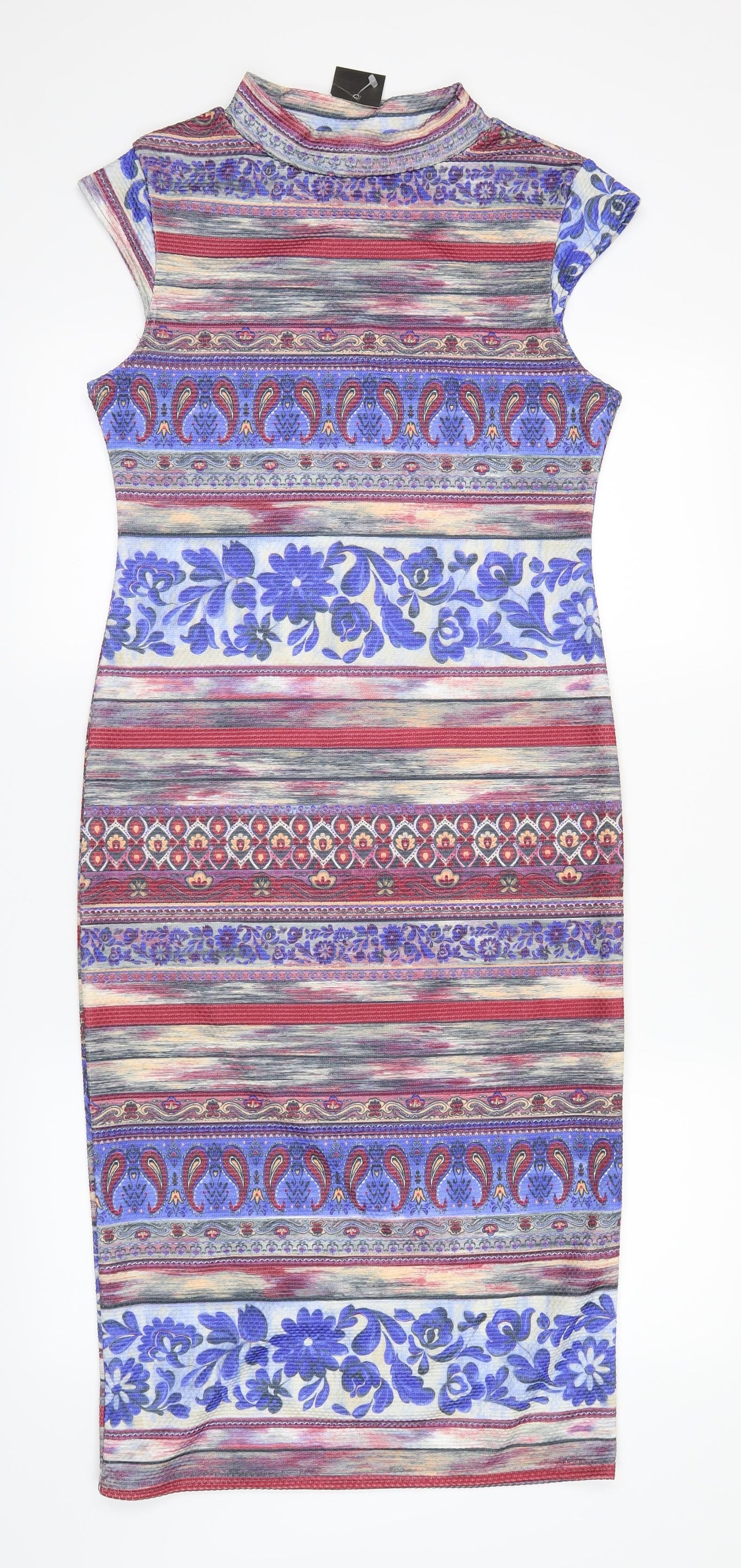 Kiah Womens Multicoloured   Pencil Dress  Size 14