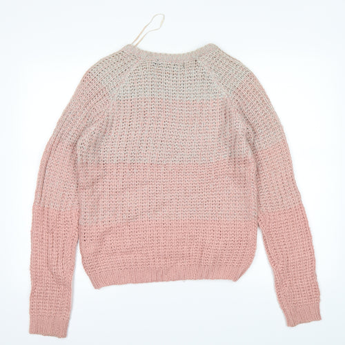 Red London Womens Pink   Pullover Jumper Size S