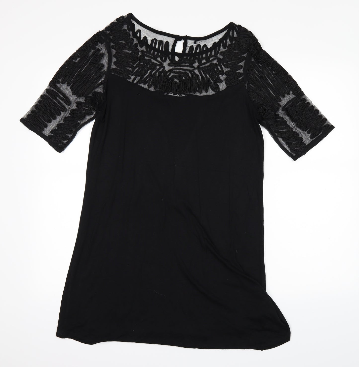 NEXT Womens Black   Basic T-Shirt Size 14