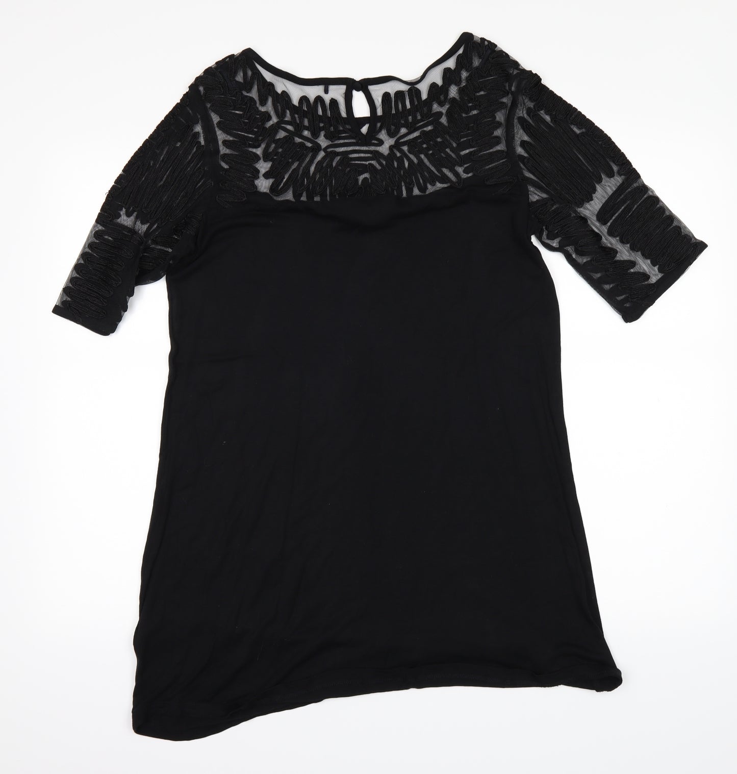 NEXT Womens Black   Basic T-Shirt Size 14