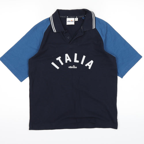 ellesse Girls Blue   Basic Polo Size 12-13 Years