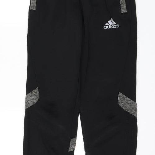 adidas Boys Black   Sweatpants Trousers Size 12-13 Years