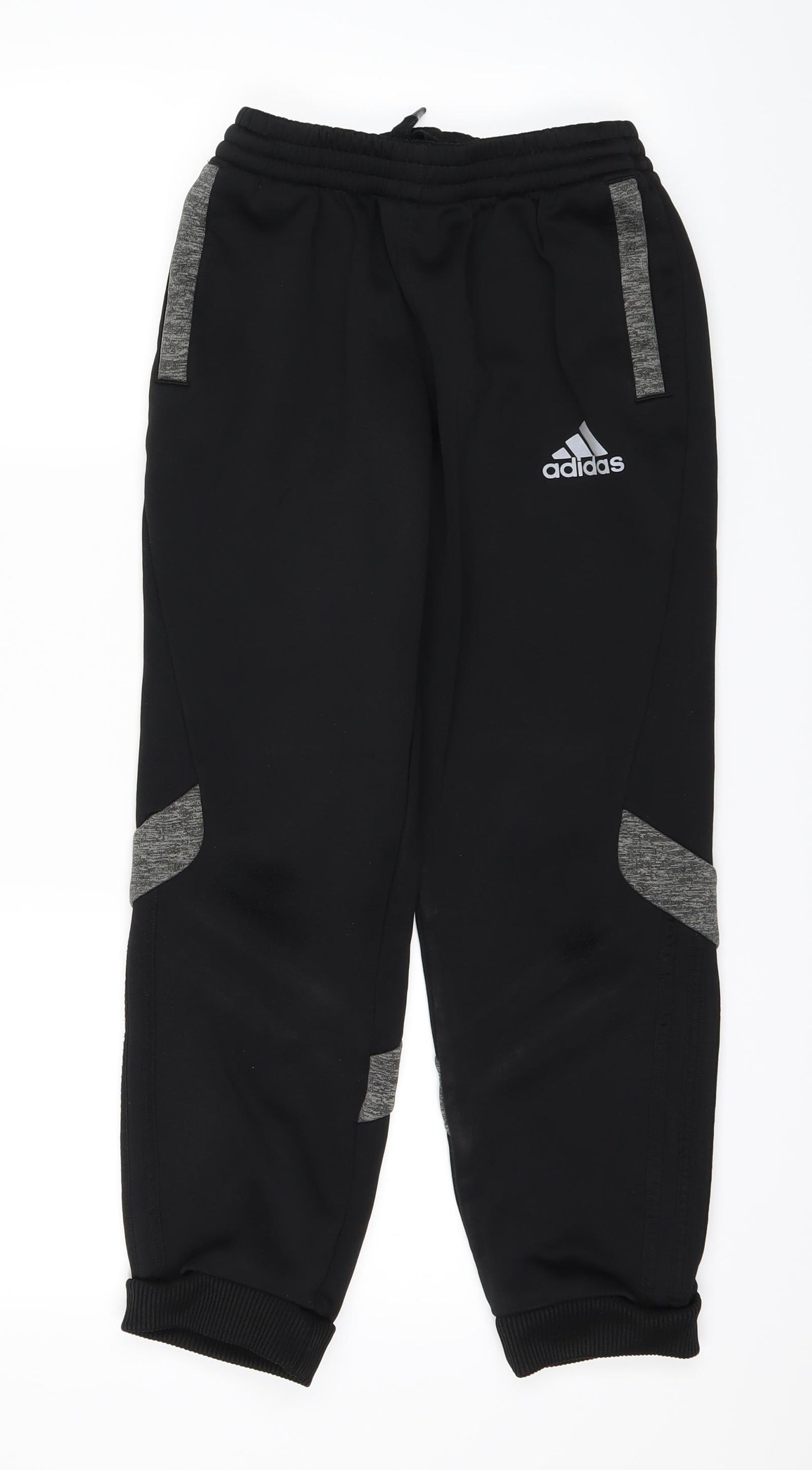 adidas Boys Black   Sweatpants Trousers Size 12-13 Years