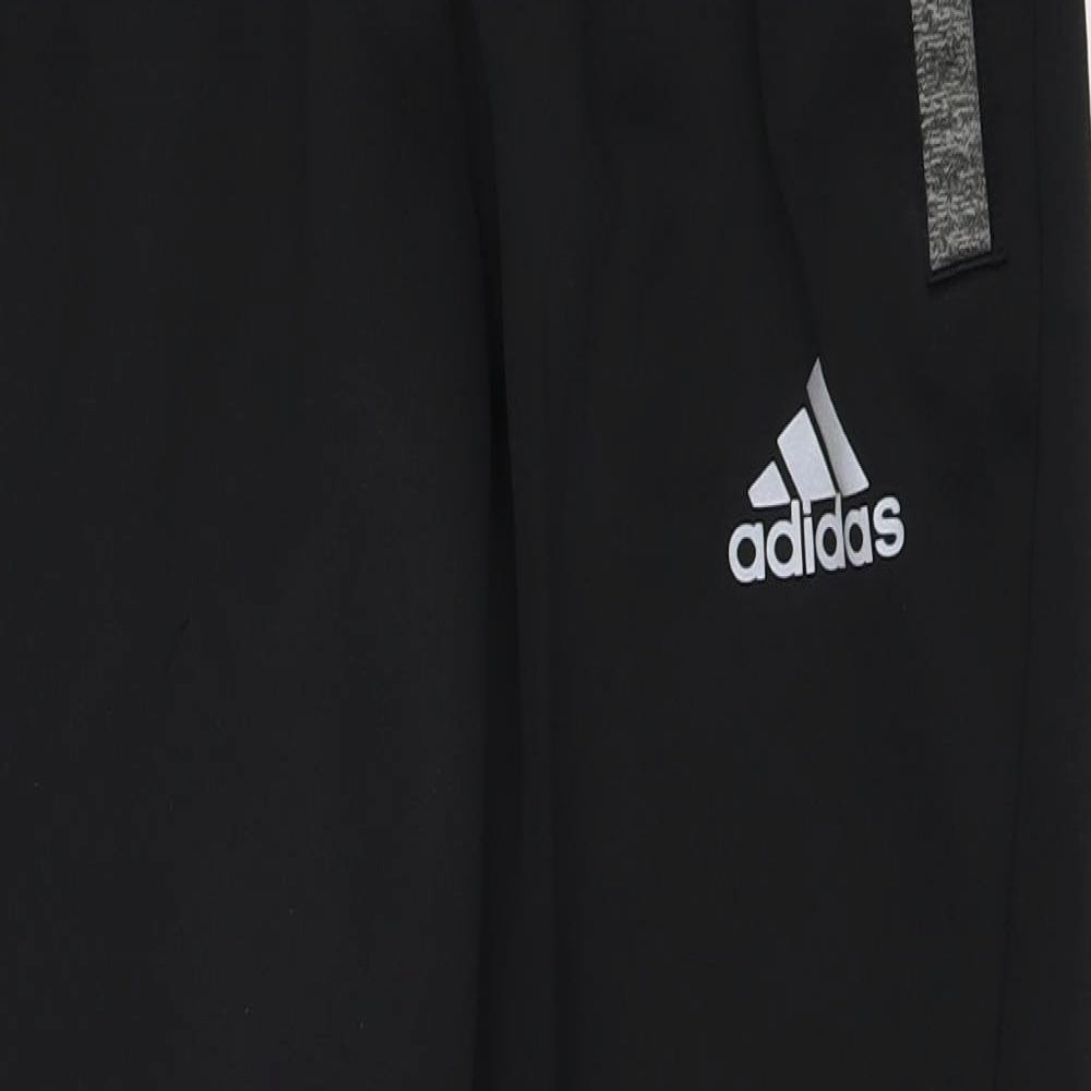 adidas Boys Black   Sweatpants Trousers Size 12-13 Years