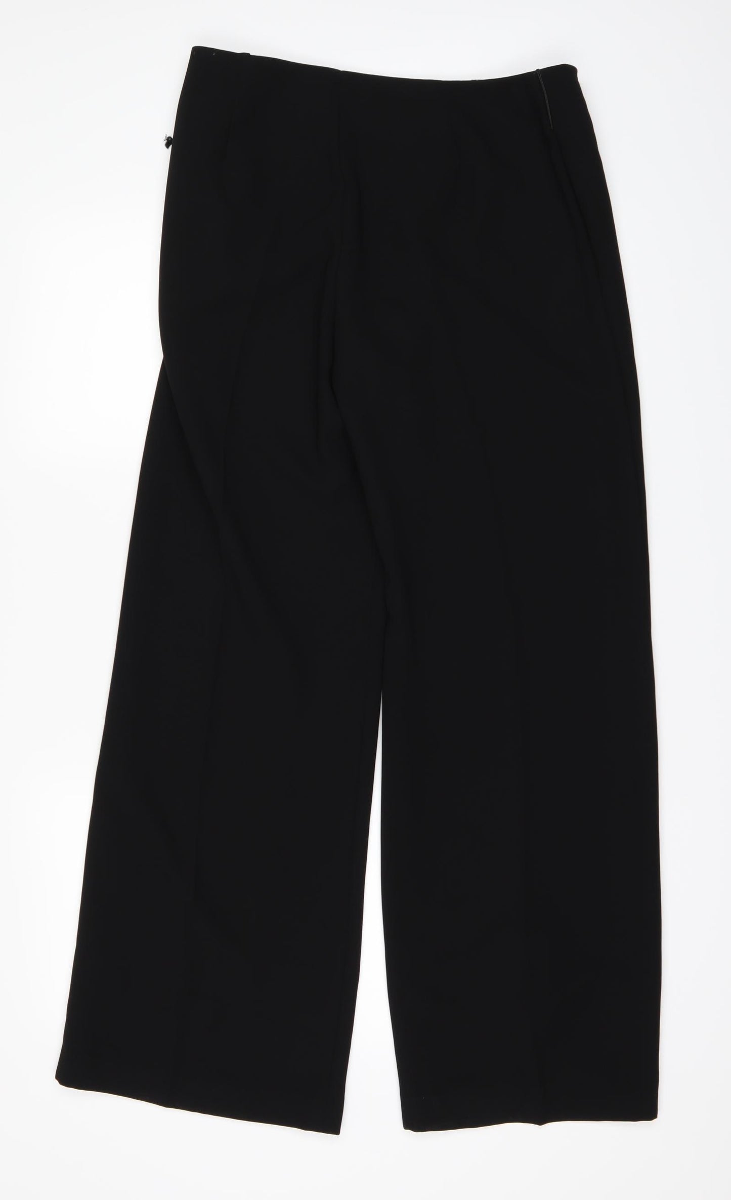Preworn Womens Black   Trousers  Size 12 L28 in
