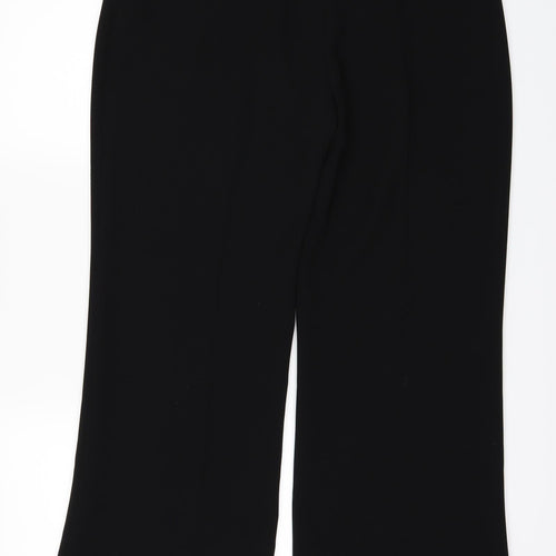 Preworn Womens Black   Trousers  Size 12 L26 in