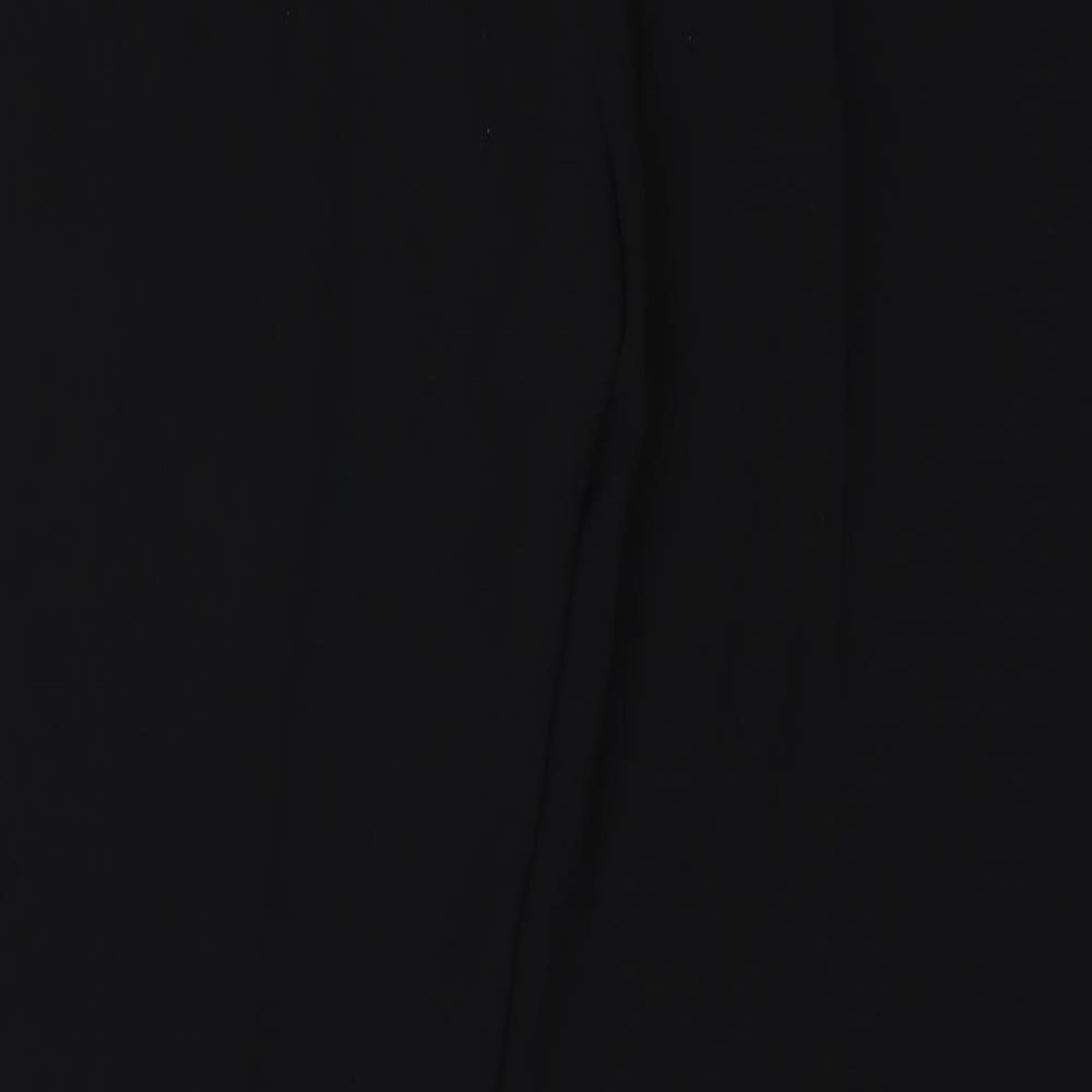 Preworn Womens Black   Trousers  Size 12 L26 in