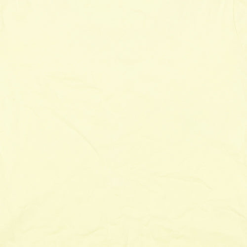 Andre De Brett Womens Yellow   Basic T-Shirt Size 18