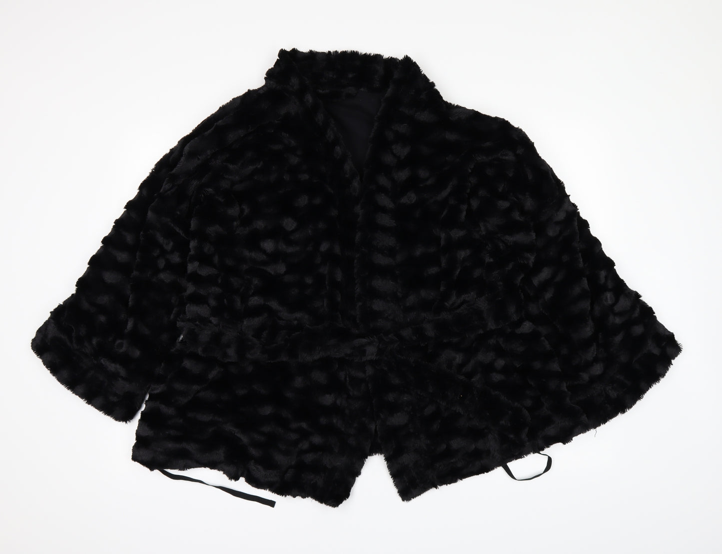 Marks and Spencer Womens Black   Overcoat Coat Size 16