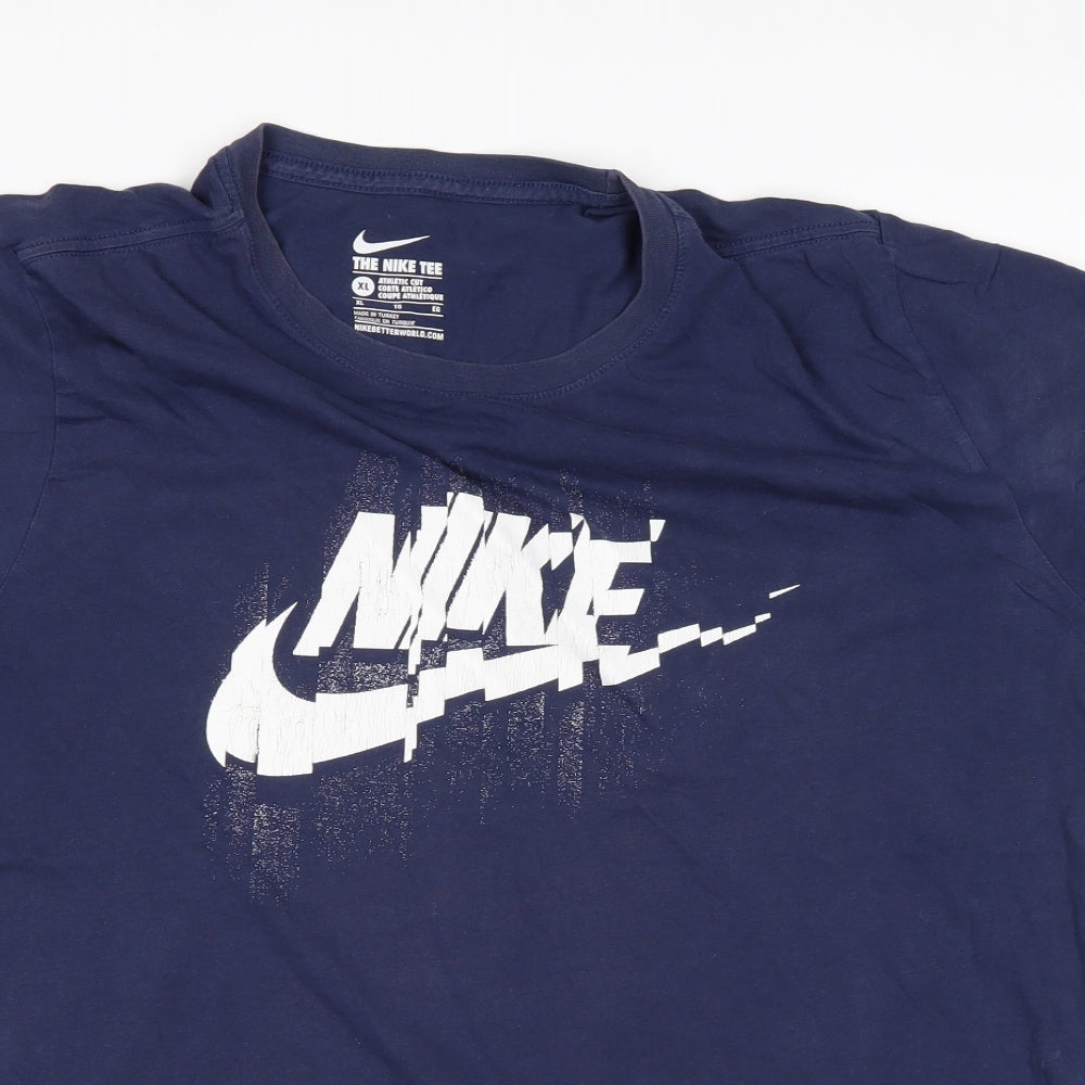 Nike Mens Blue    T-Shirt Size XL