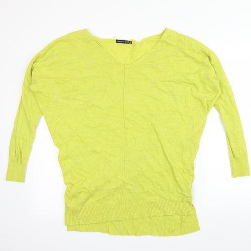 Atmosphere Womens Yellow   Pullover Jumper Size S