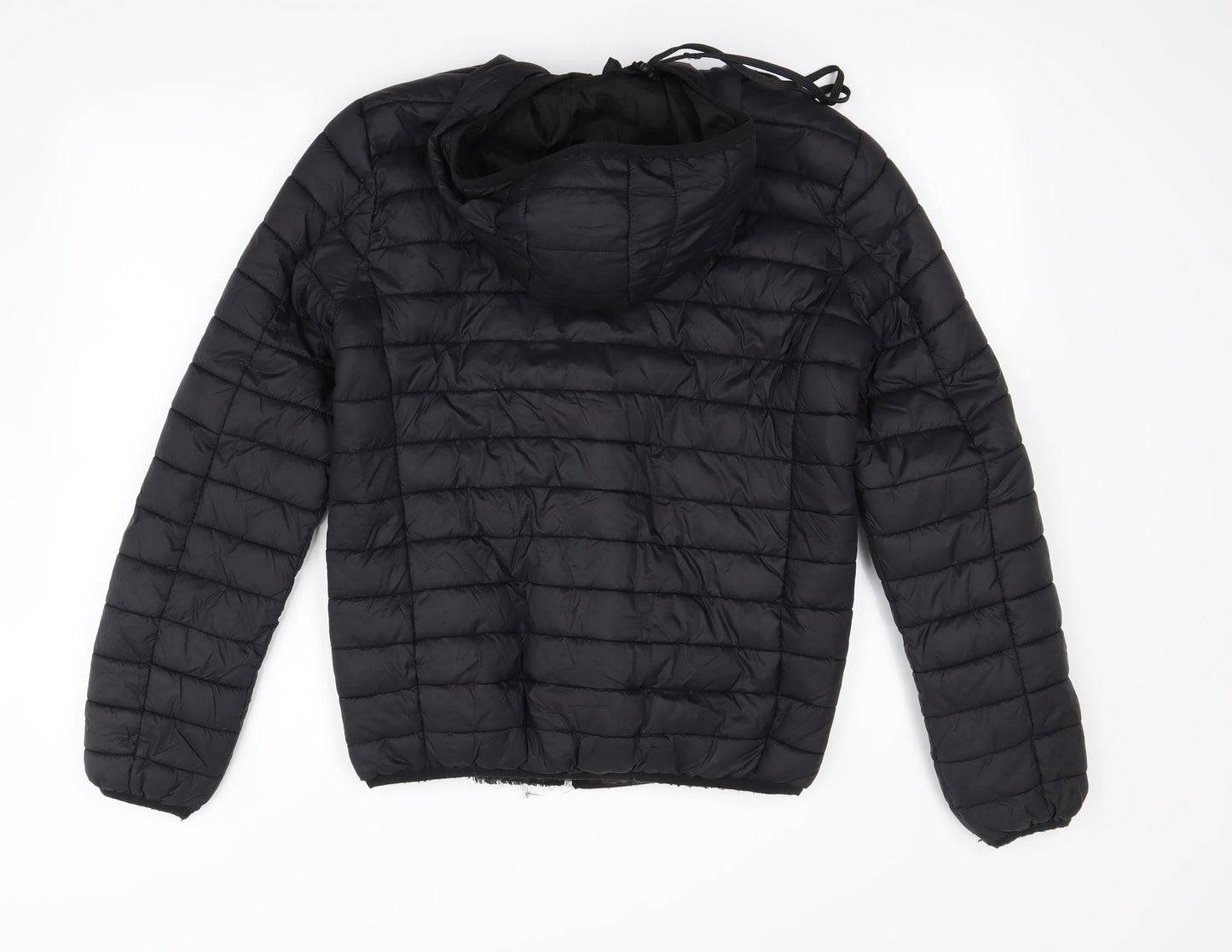Preworn Mens Black   Puffer Jacket Coat Size XS