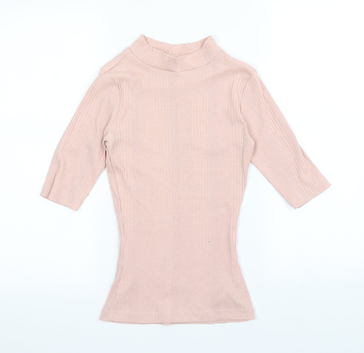 New Look Womens Pink   Basic T-Shirt Size 6