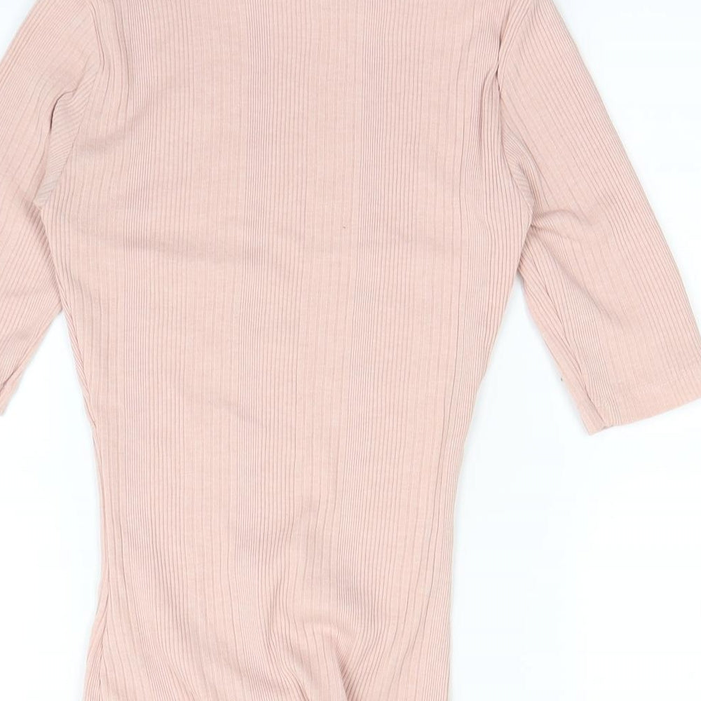 New Look Womens Pink   Basic T-Shirt Size 6