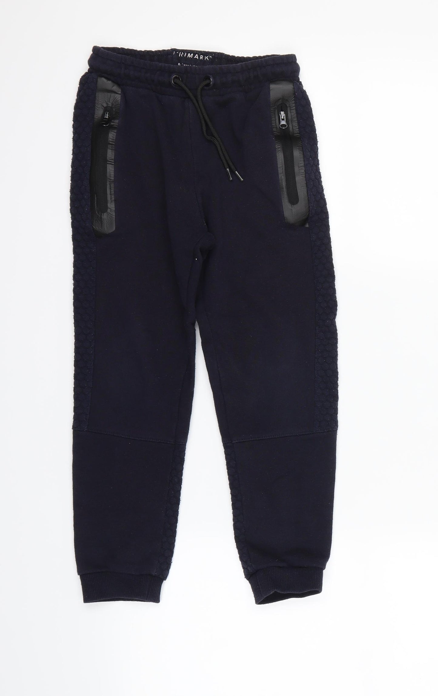 Primark Boys Blue   Jogger Trousers Size 6-7 Years