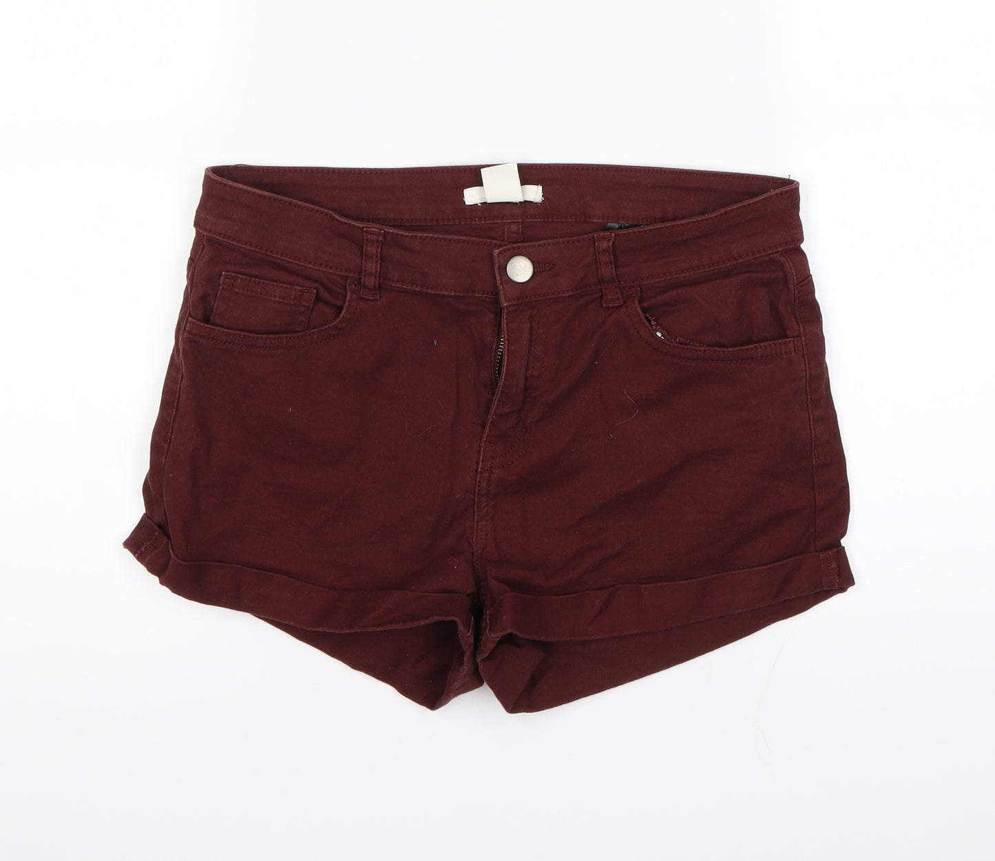 H&M Womens Purple   Hot Pants Shorts Size 6