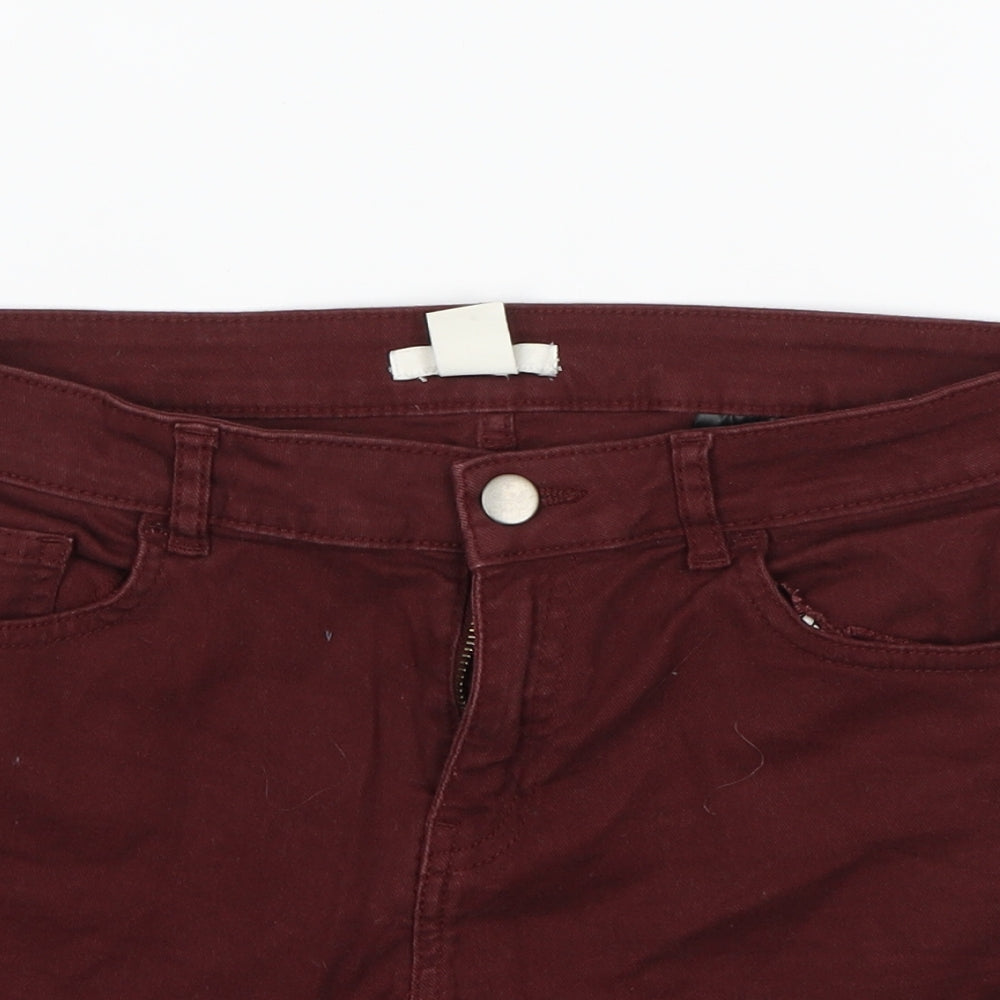 H&M Womens Purple   Hot Pants Shorts Size 6