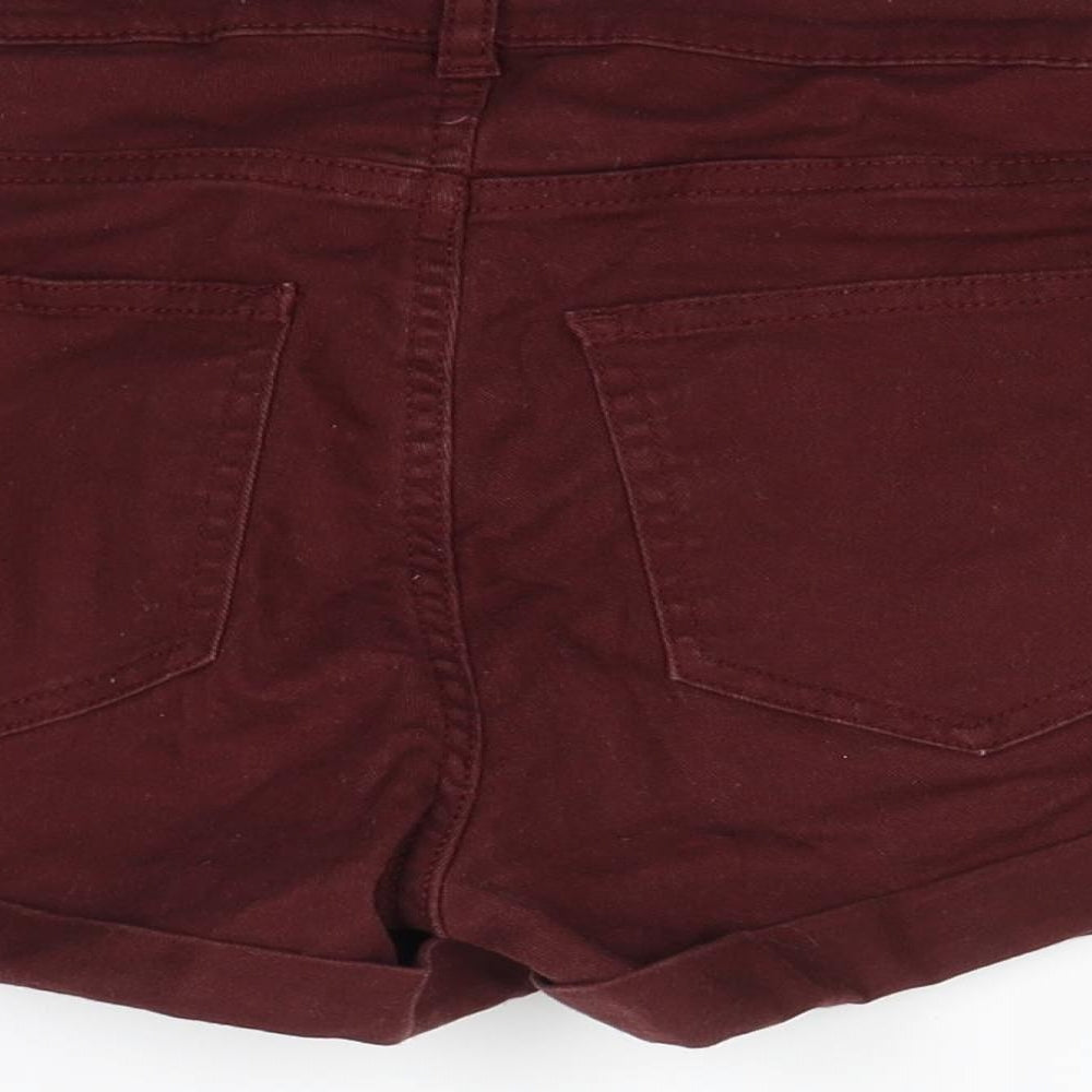 H&M Womens Purple   Hot Pants Shorts Size 6