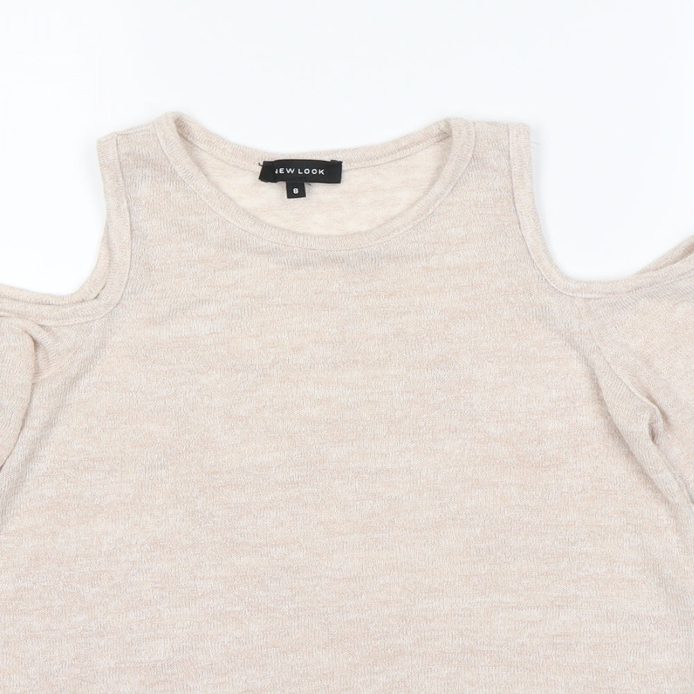 New Look Womens Pink   Basic T-Shirt Size 8