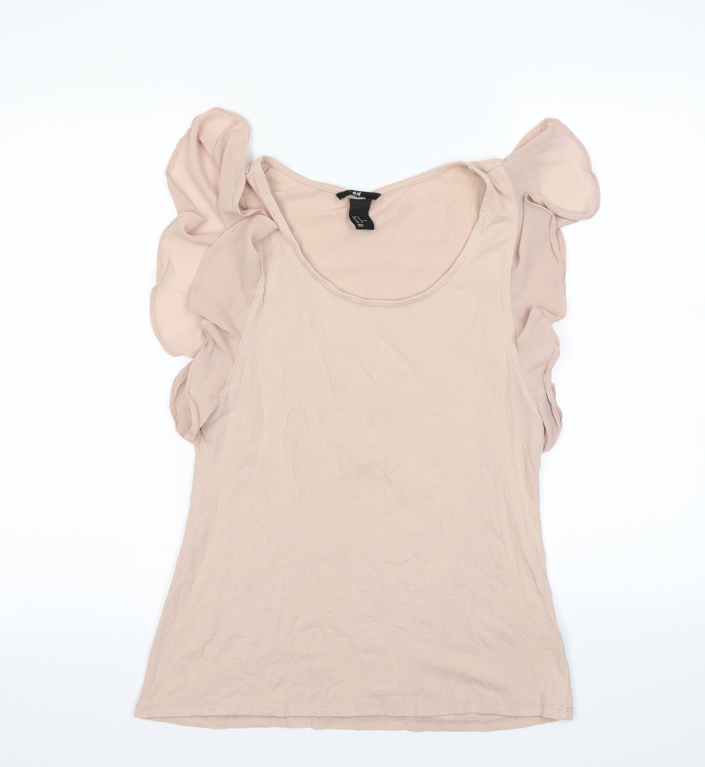 H&M Womens Pink   Basic T-Shirt Size M