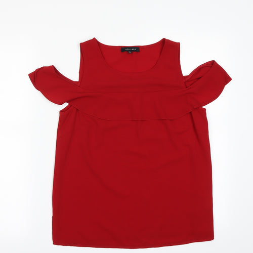 New Look Womens Red   Basic Blouse Size 10