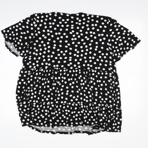 New Look Maternity Womens Black Polka Dot  Fit & Flare  Size 20