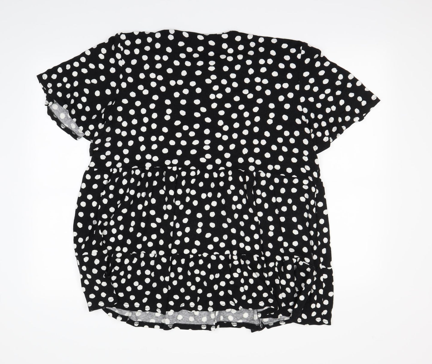 New Look Maternity Womens Black Polka Dot  Fit & Flare  Size 20