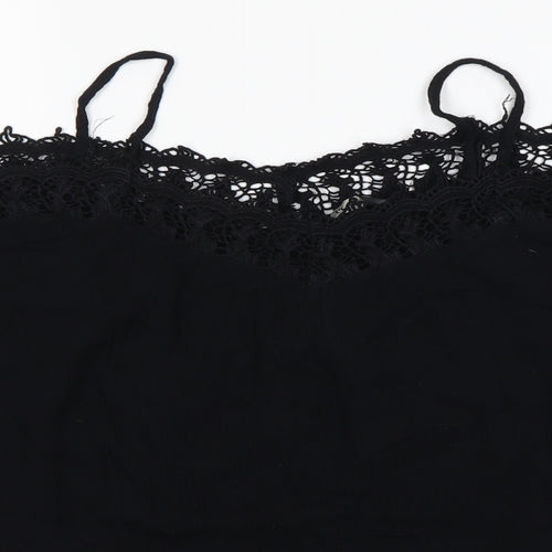 George Womens Black   Basic T-Shirt Size 10