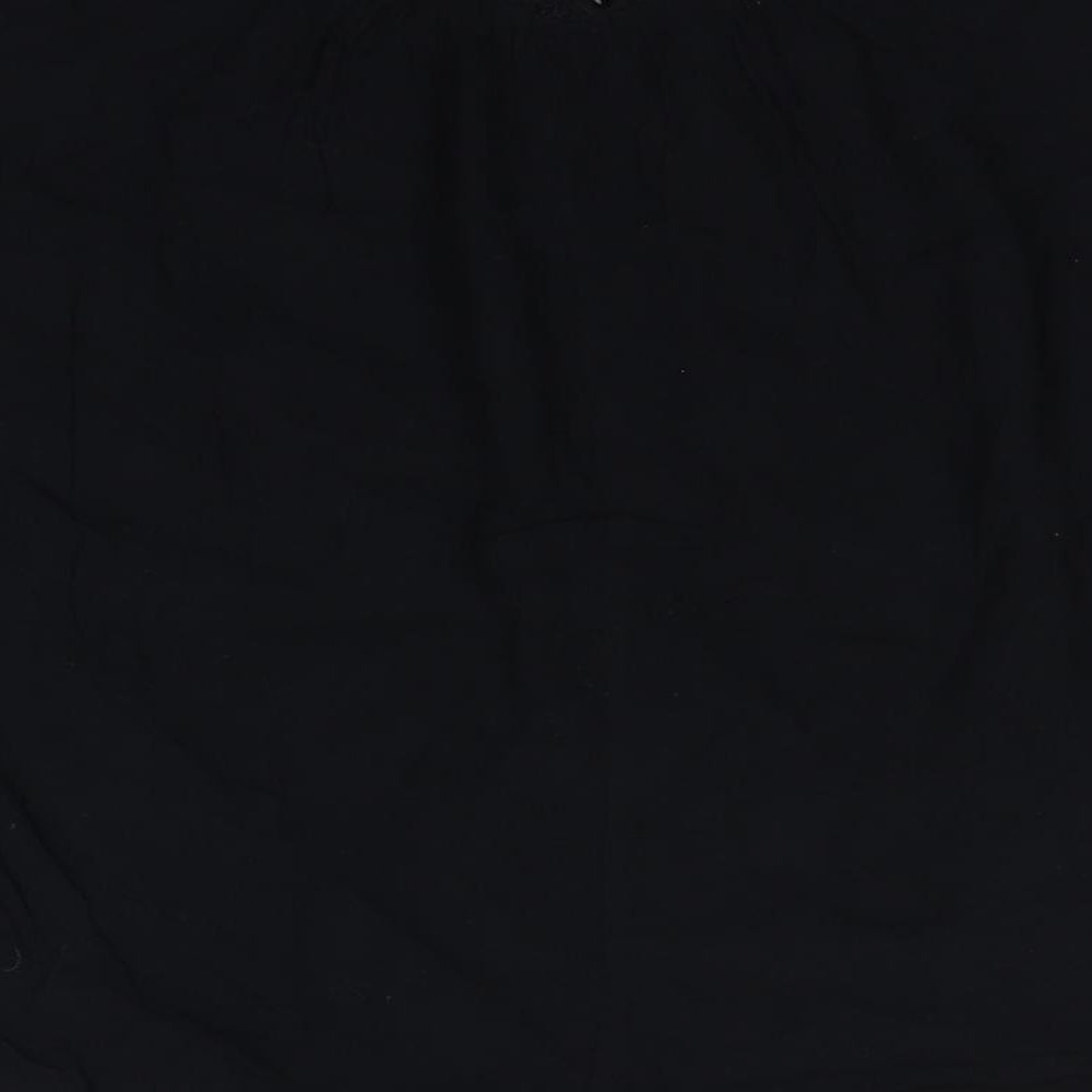 George Womens Black   Basic T-Shirt Size 10