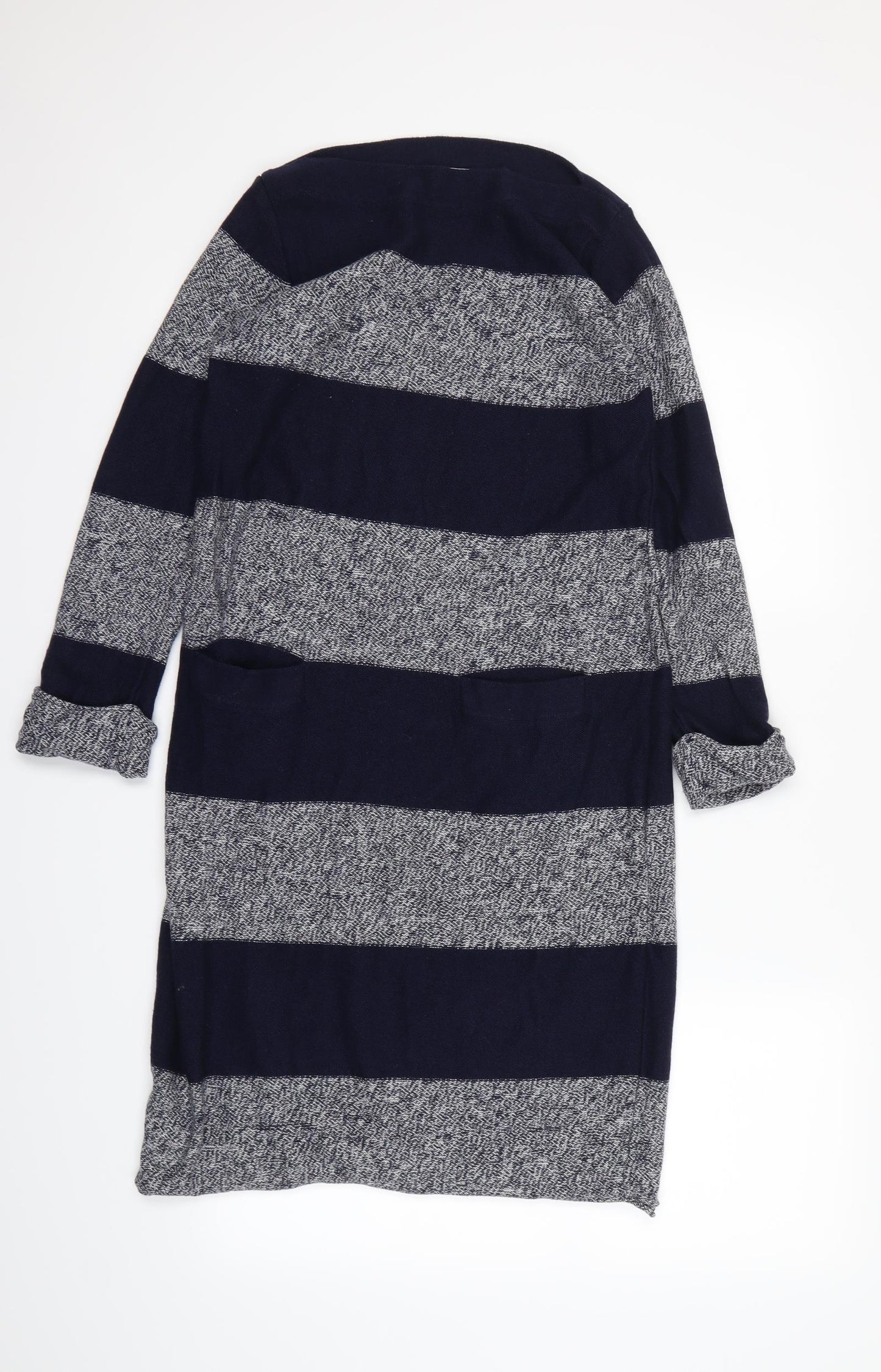 Boden Womens Black Striped  Fit & Flare  Size 14