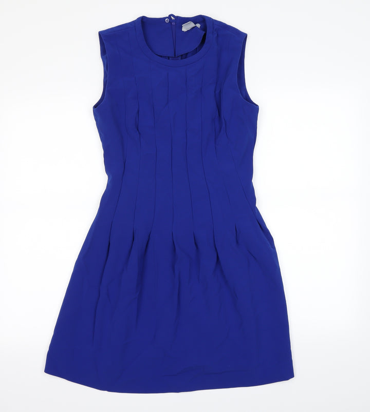 H&M Womens Blue   Fit & Flare  Size 8