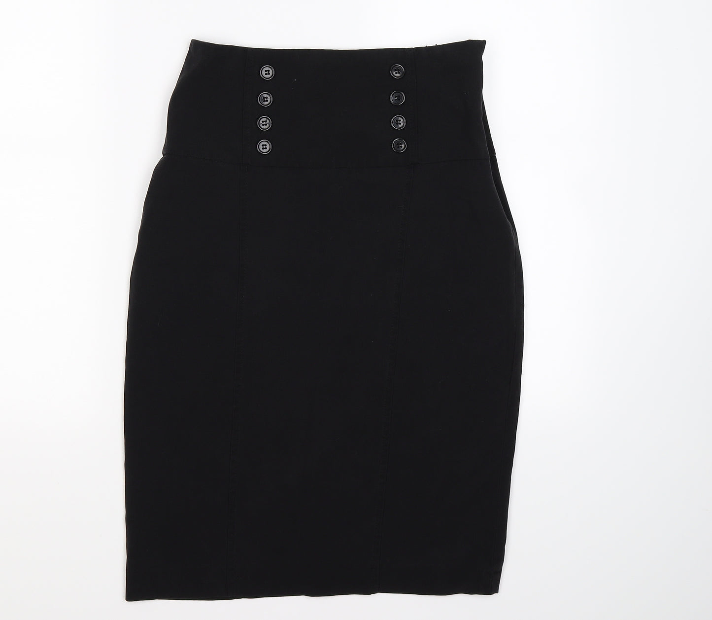 NEXT Womens Black   Straight & Pencil Skirt Size 10  - office work