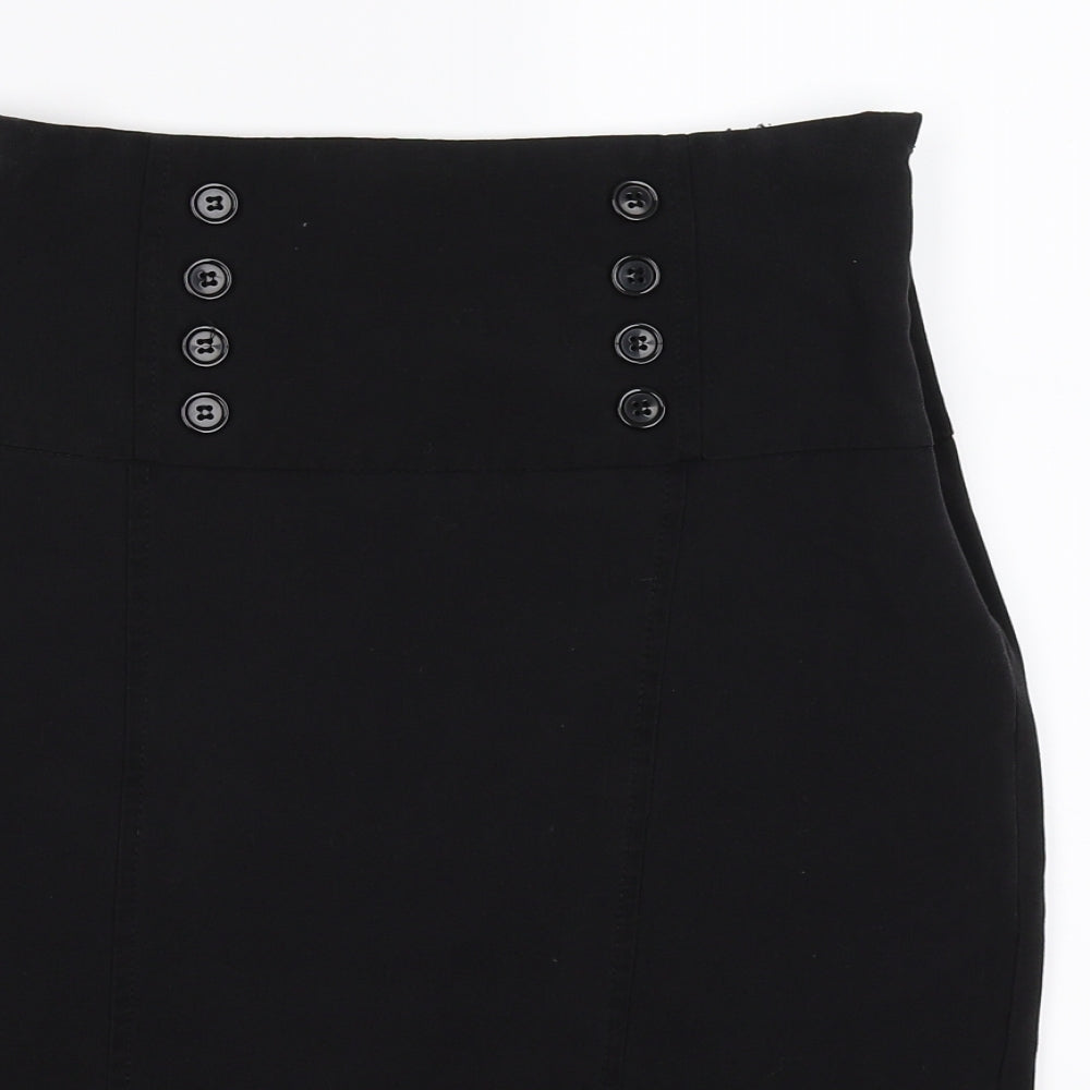 NEXT Womens Black   Straight & Pencil Skirt Size 10  - office work