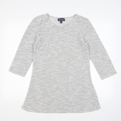 Saloos Womens Grey  Knit Pullover Jumper Size 12  - dress