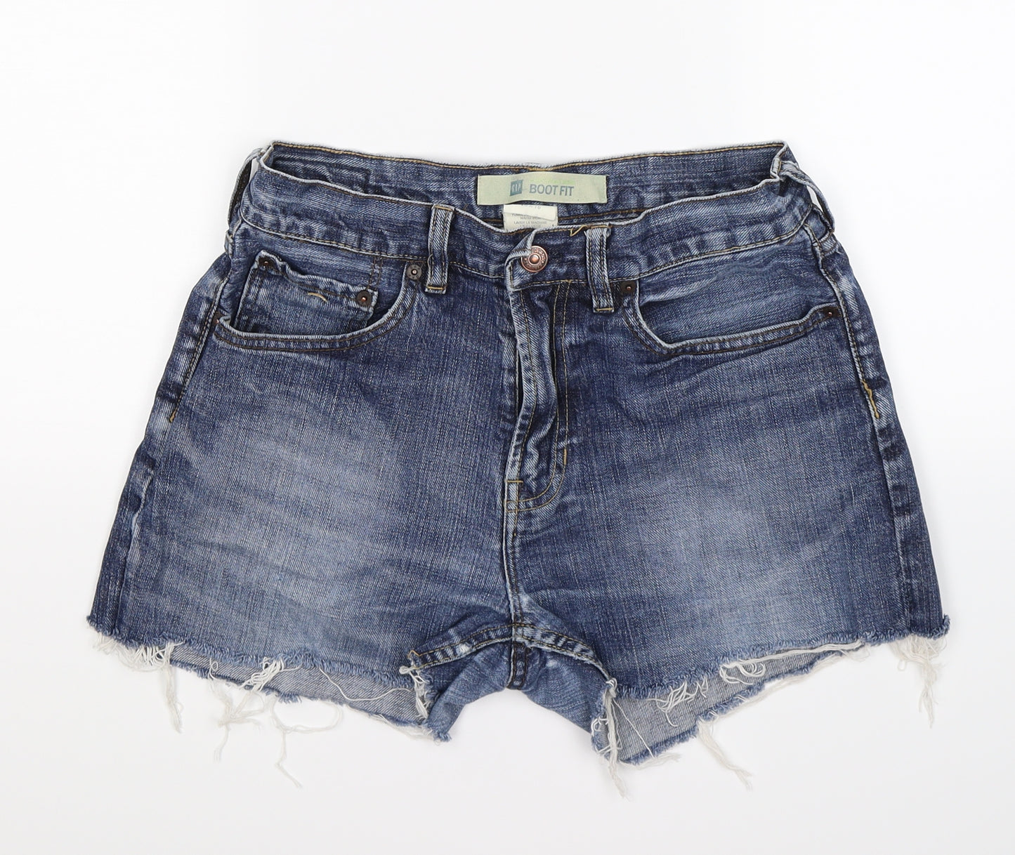 Gap Womens Blue  Denim Cut-Off Shorts Size 12