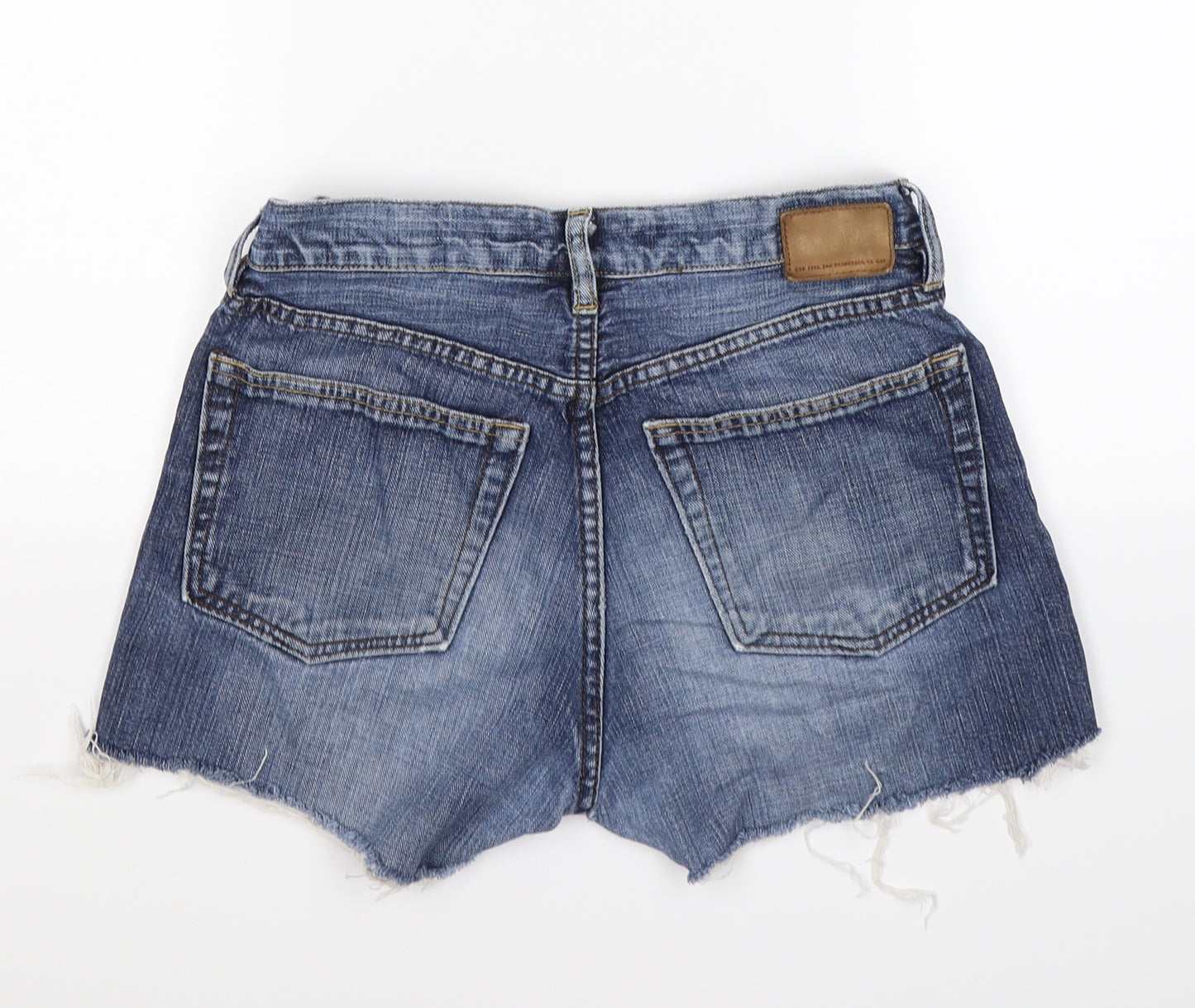 Gap Womens Blue  Denim Cut-Off Shorts Size 12